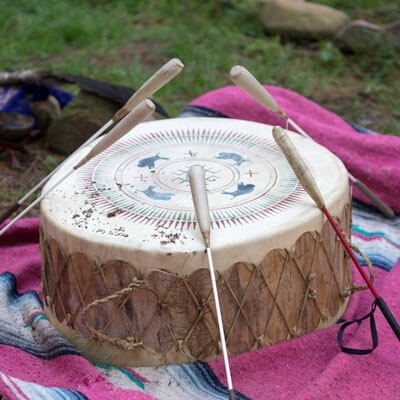 recovery drum used by patients of Daniel Winkler during therapy